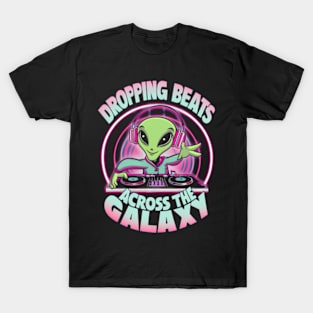 Dropping Beats across the Galaxy T-Shirt